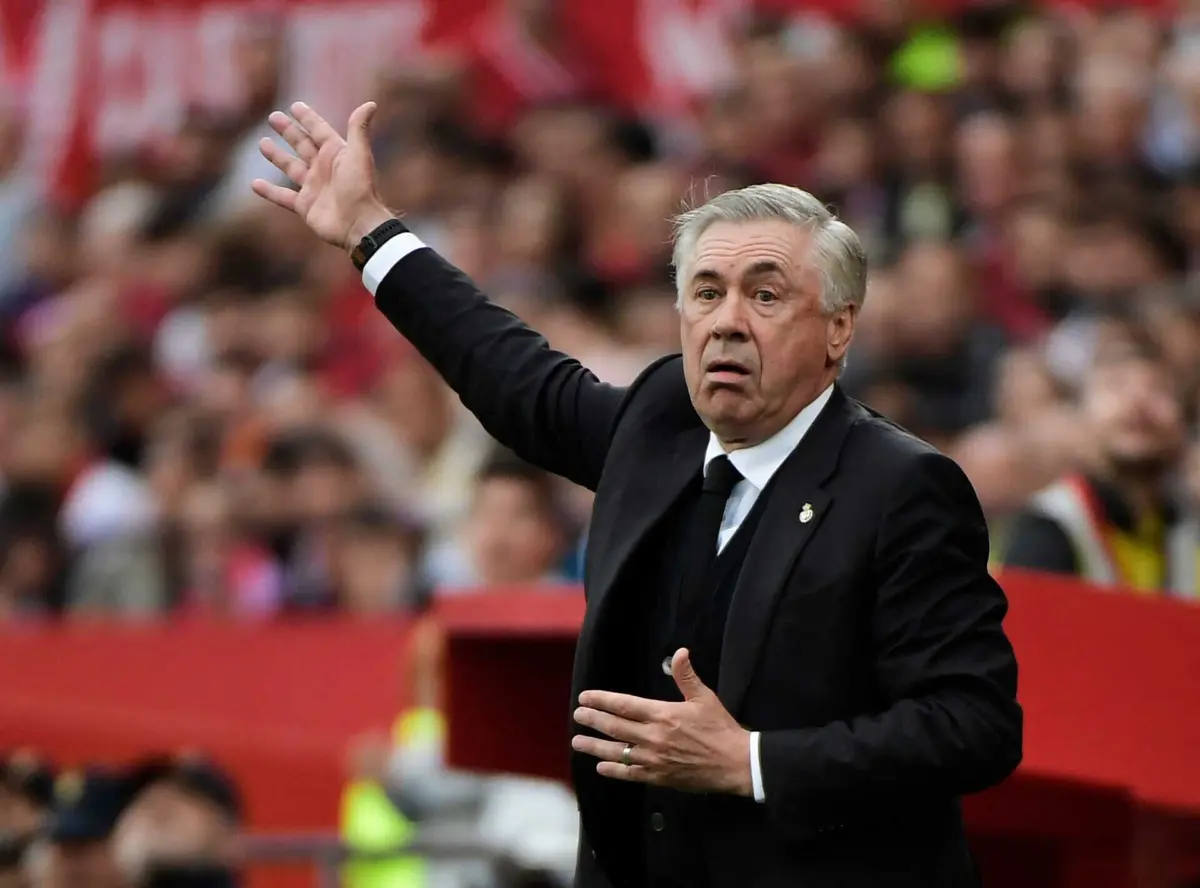Carlo Ancelotti, treinador do Real Madrid