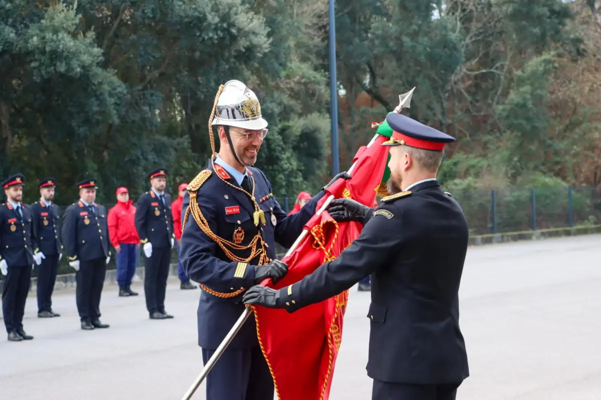 Imagem de contexto do artigo Nuno Brito empossado novo Comandante dos Bombeiros Voluntários de Lordelo