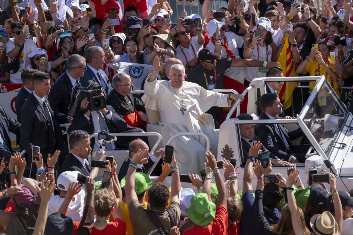Imagem de contexto do artigo Vaticano diz que Lisboa foi a jornada com menos problemas