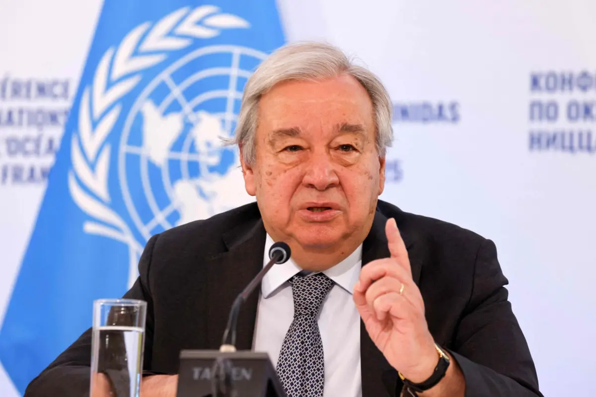 O secretário-geral da ONU, António Guterres