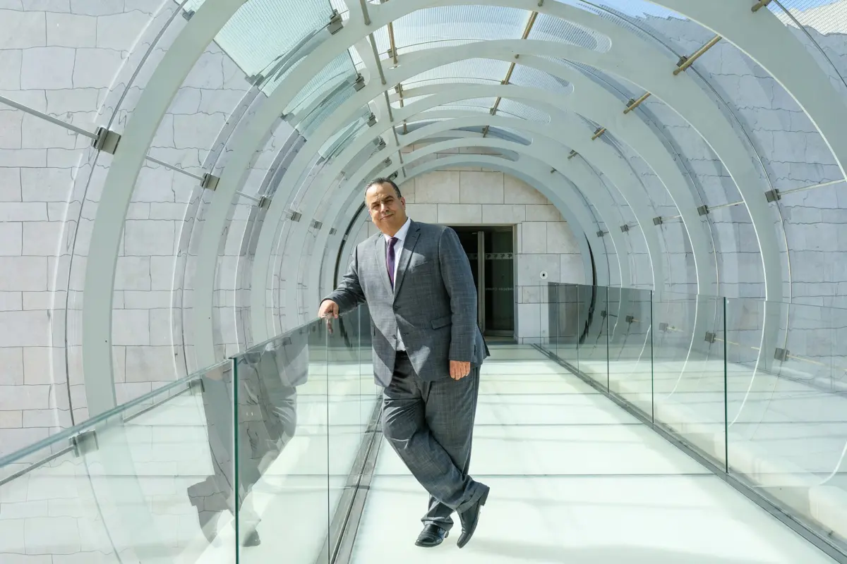 Ahmad Ma'ali, diretor-executivo do St John of Jerusalem Eye Hospital Group, entidade premiada este ano