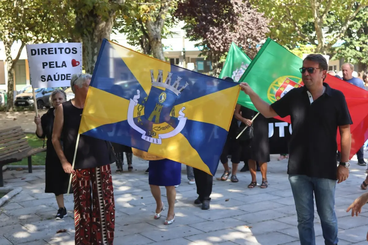 Manifestação em Ovar
