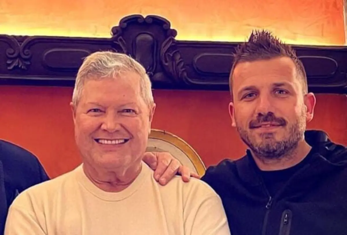 Marco Paulo com o amigo e herdeiro, Eduardo Ferreira