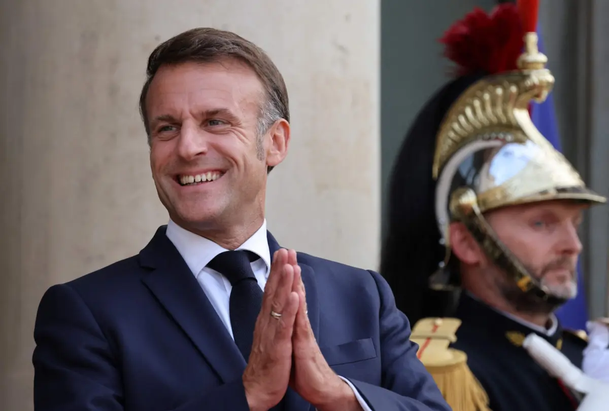 O presidente da França, Emmanuel Macron