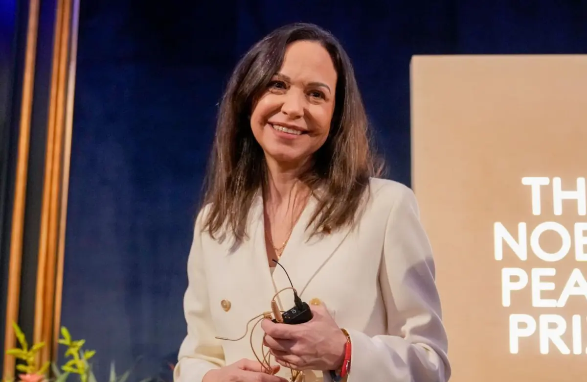 Imagem de contexto do artigo Instituto Nobel diz que María Corina Machado não pode dar prémio a Trump