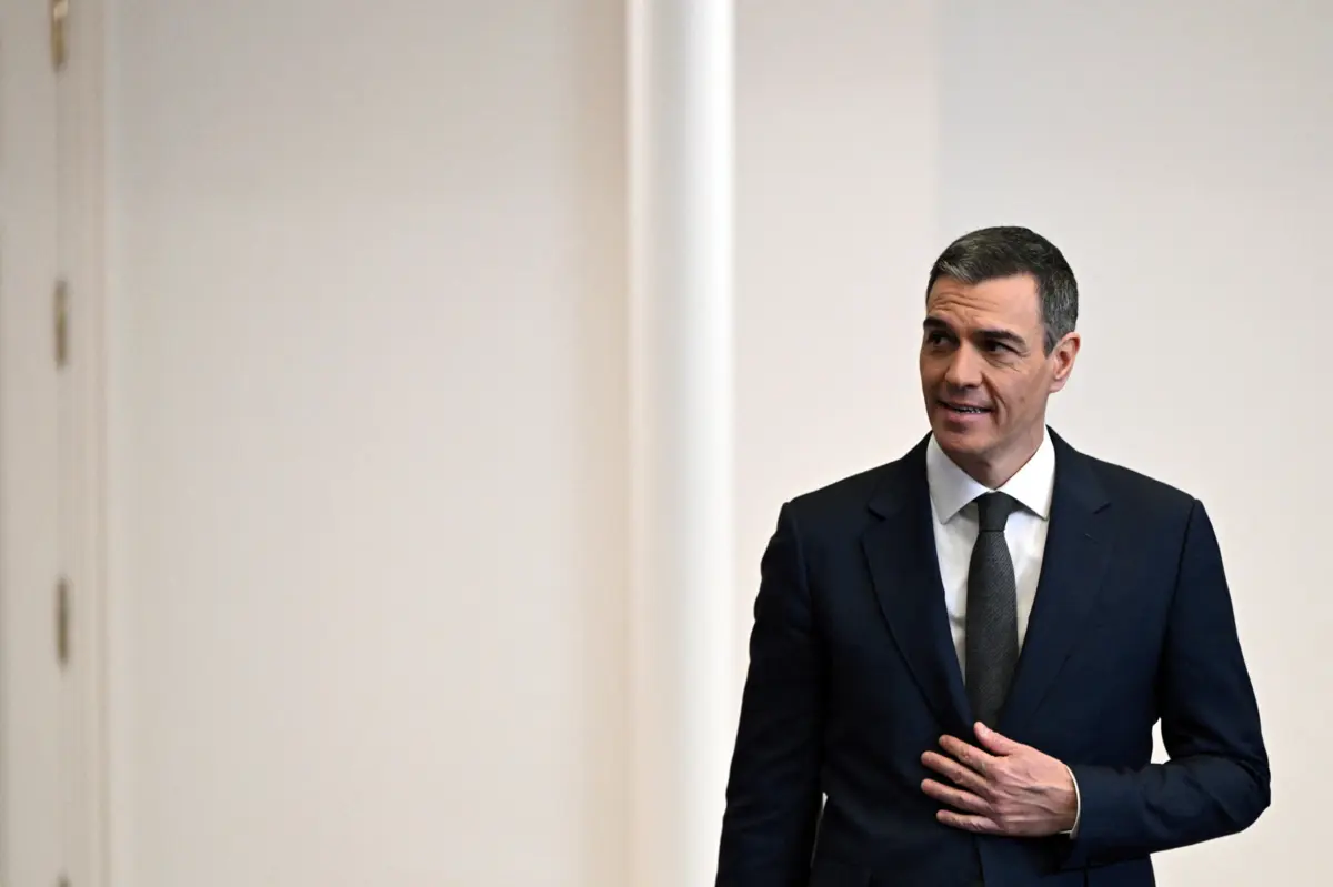 O primeiro-ministro de Espanha, Pedro Sánchez