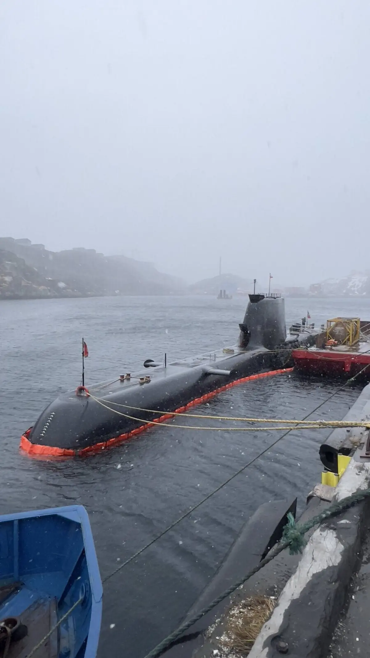 Imagem de contexto do artigo Submarino português chega à Gronelândia e faz História