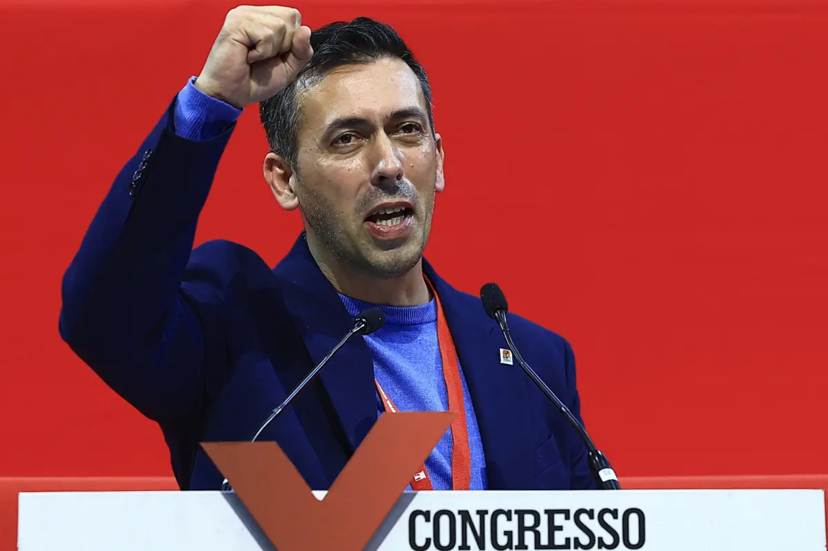 O novo secretário-geral da CGTP-IN, Tiago Oliveira