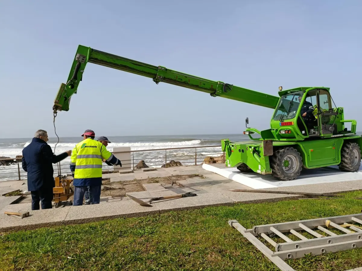 Obra ficará pronta em três semanas