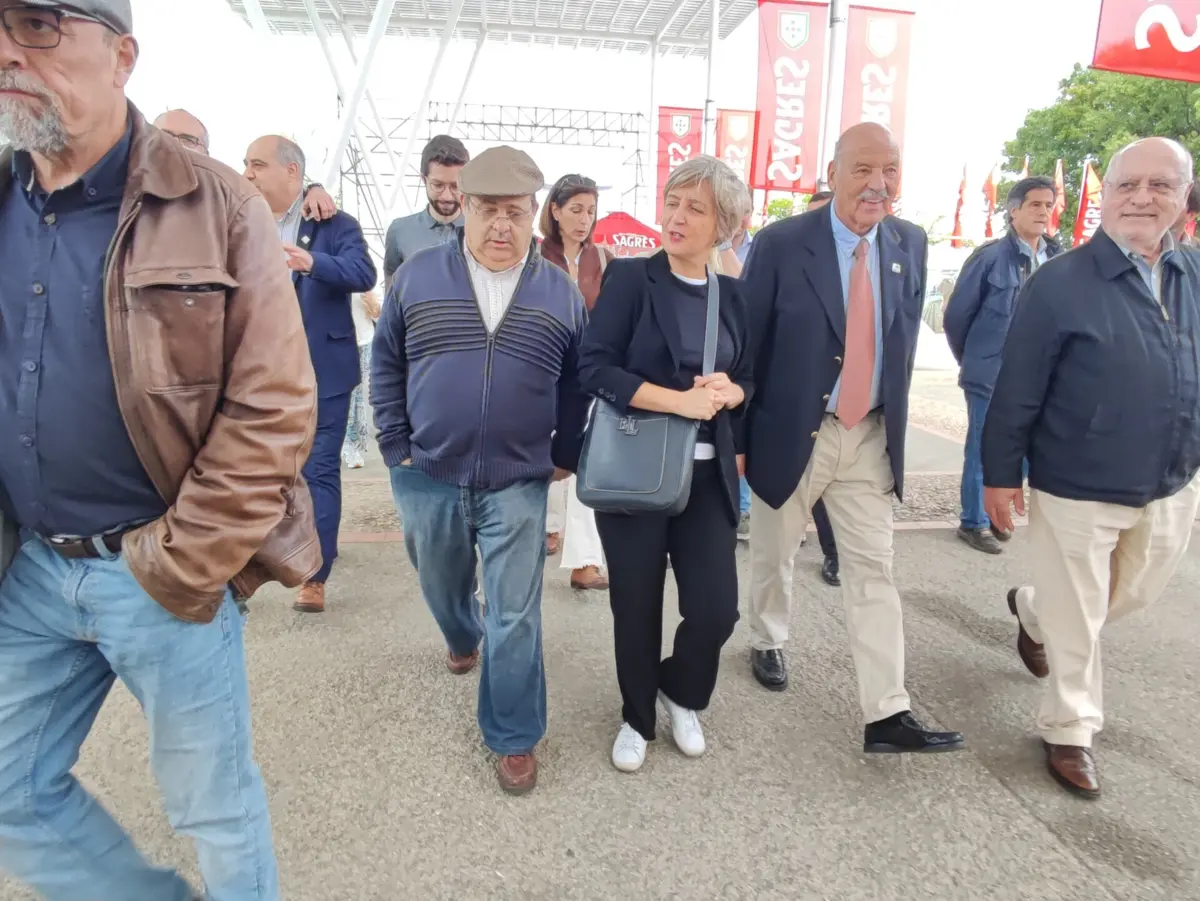 Marta Temido falou aos jornalista à margem da visita ao Ovibeja