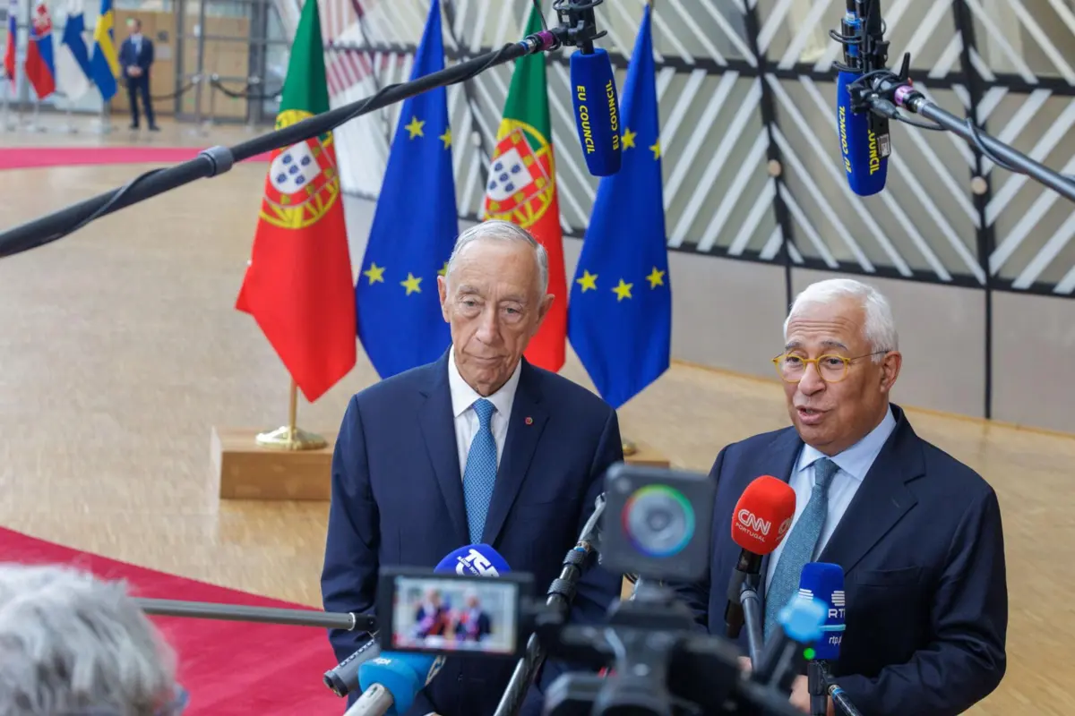 Marcelo e Costa em Bruxelas