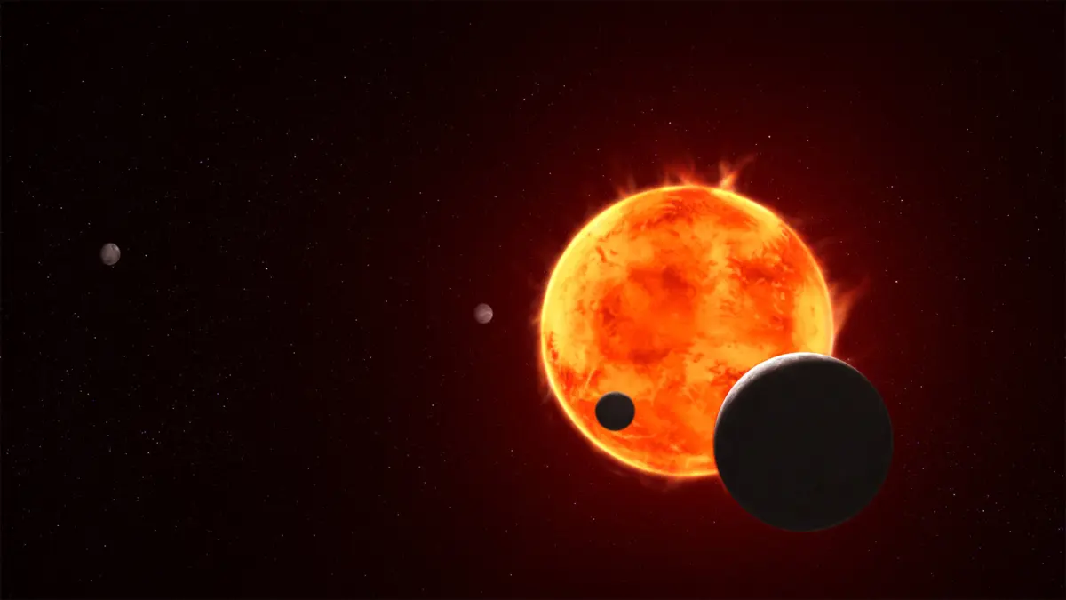 TRAPPIST-1 E é o planeta no sistema que orbita o anão rochoso TRAPPIST 1