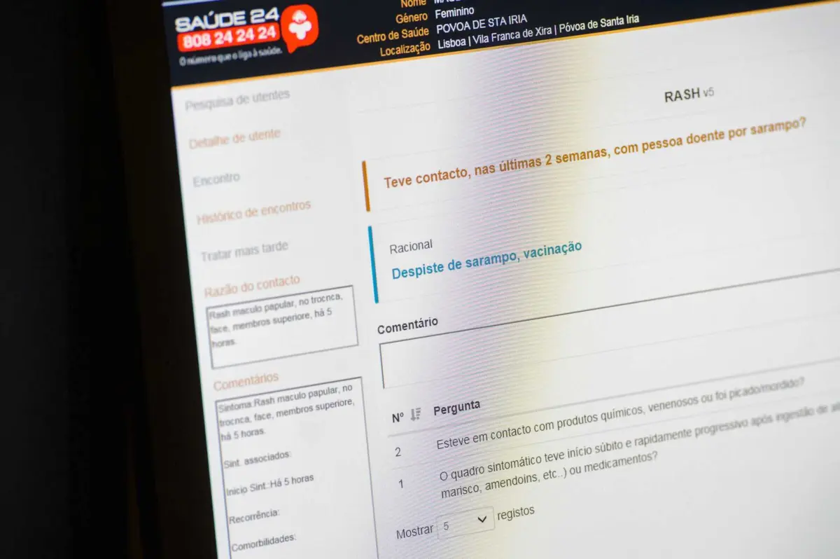 A maioria dos casos registou-se em Lisboa e Vale do Tejo