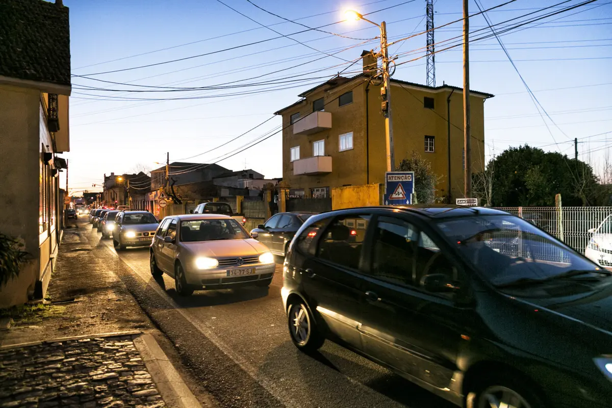 Trânsito infernal em Cacia devido às portagens