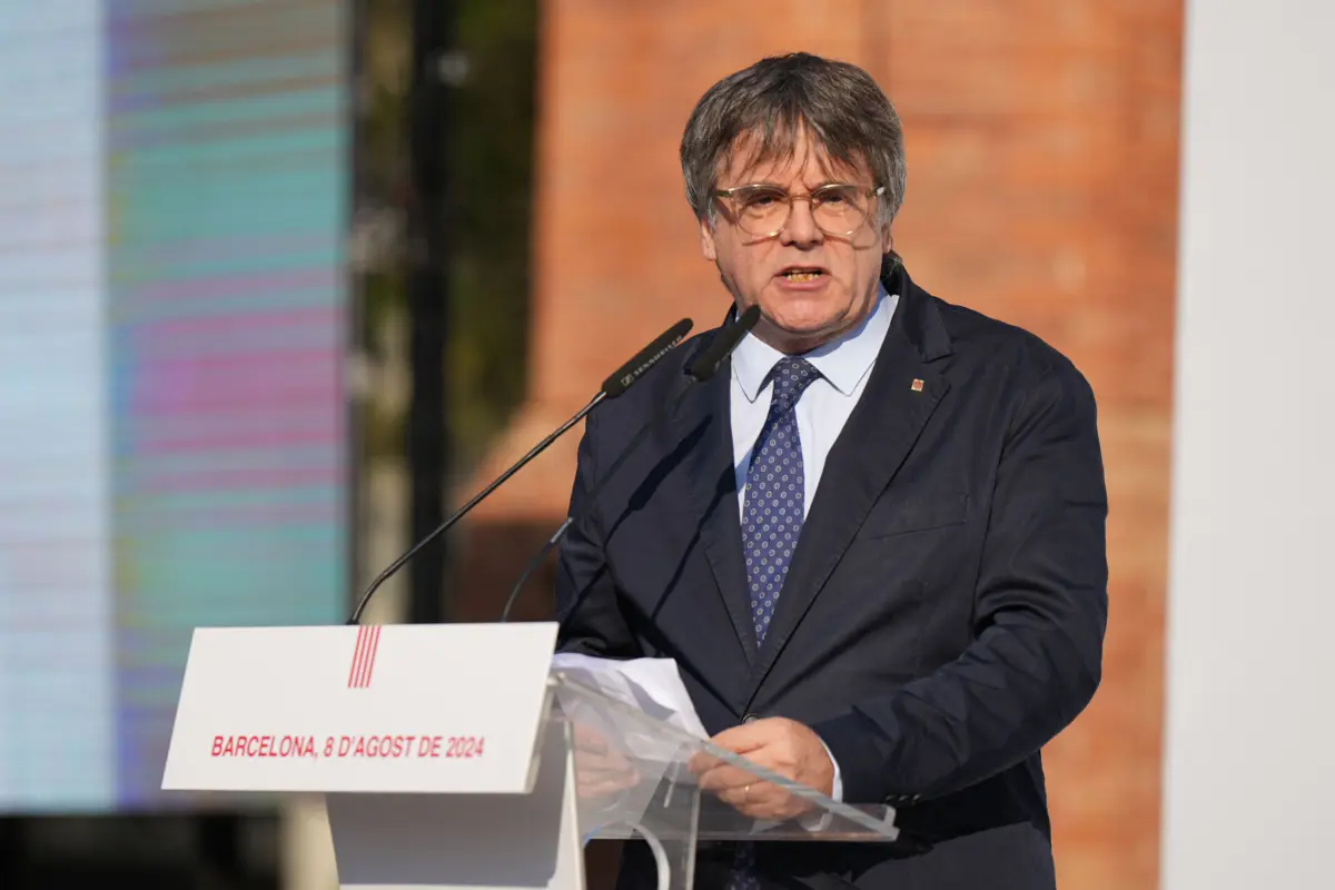 O ex-presidente do Governo autonómico da Catalunha Carles Puigdemont