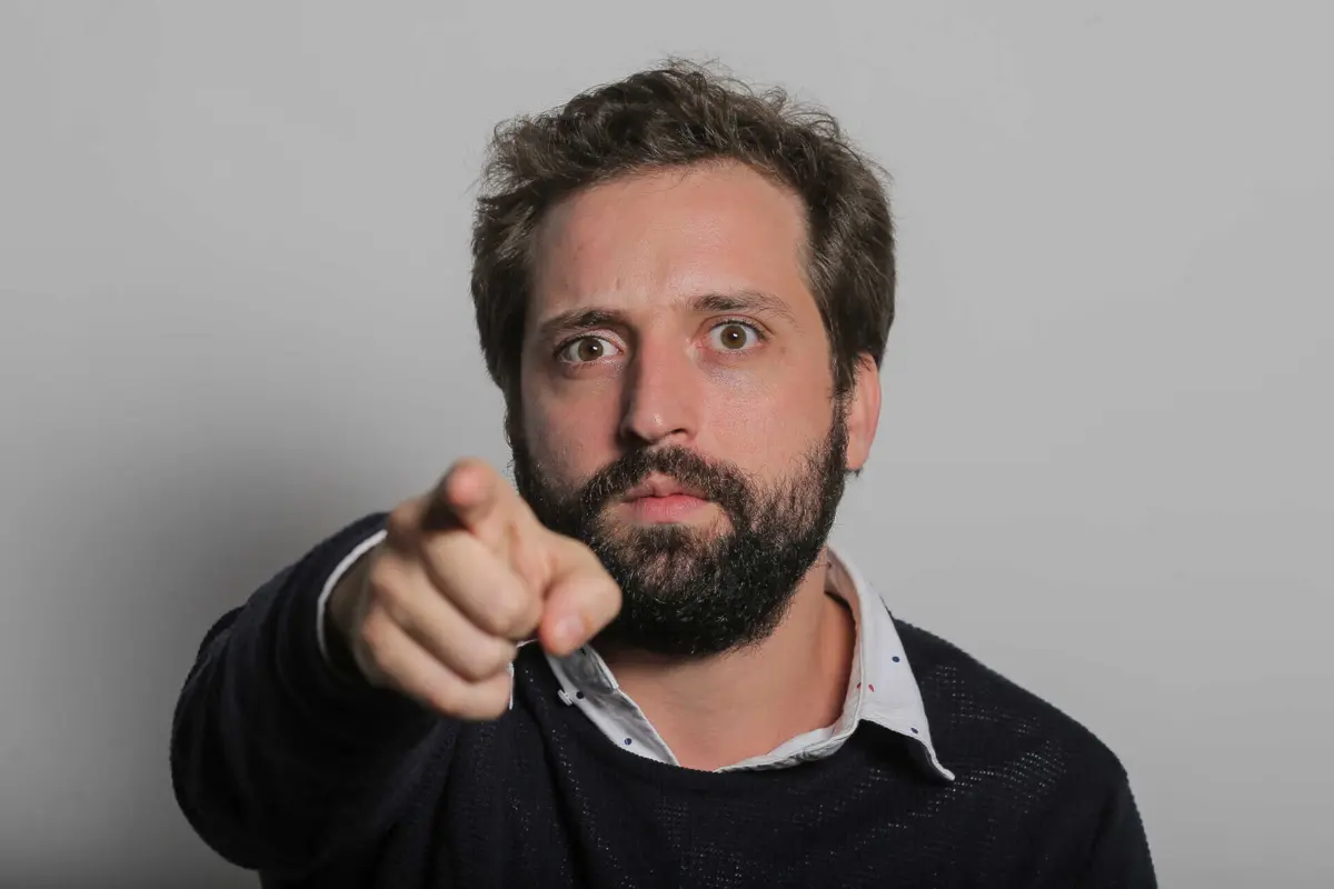 Gregório Duvivier: “A peça 'Portátil' é como um trapézio com rede em baixo”.