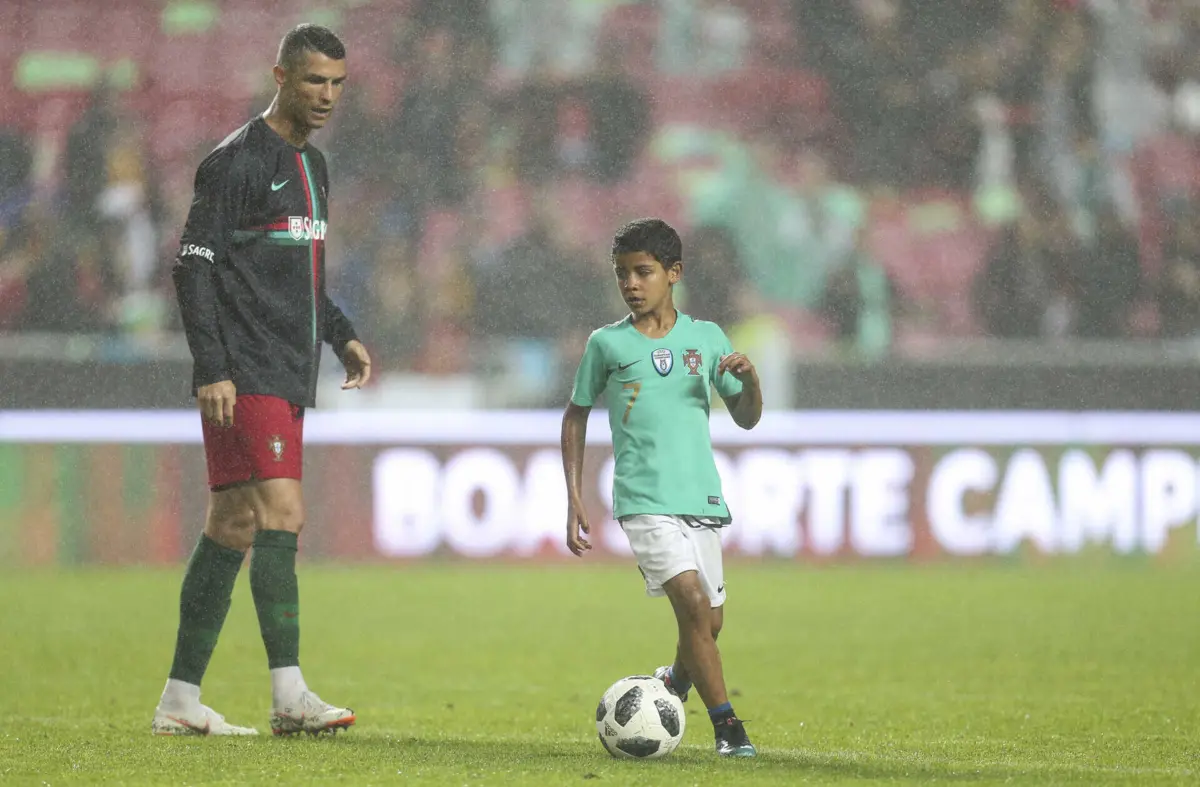 Imagem de contexto do artigo Filho mais velho de Cristiano Ronaldo já consta nos registos em Portugal