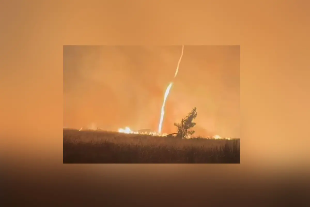 Imagem do turbilhão foi divulgada online