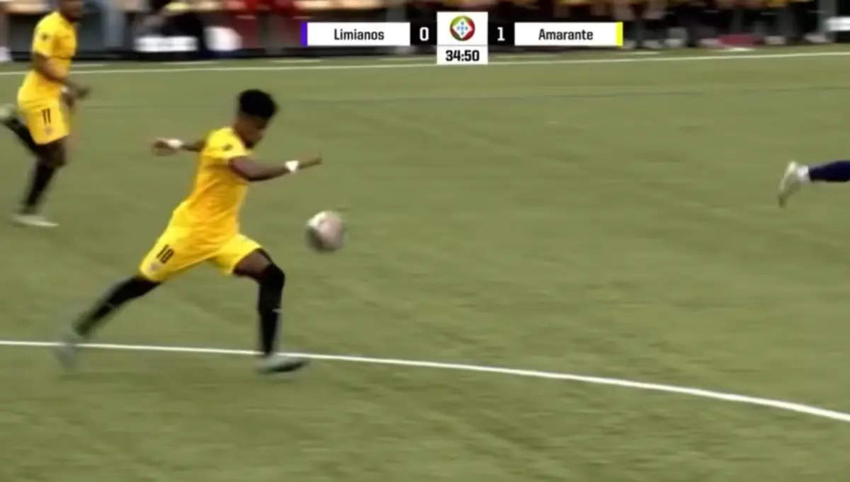 Ká Semedo marcou um golo do meio campo