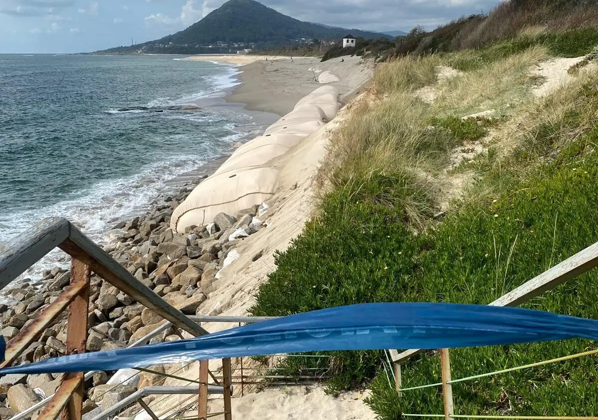Praia de Moledo mais “curta” devido ao avanço do mar