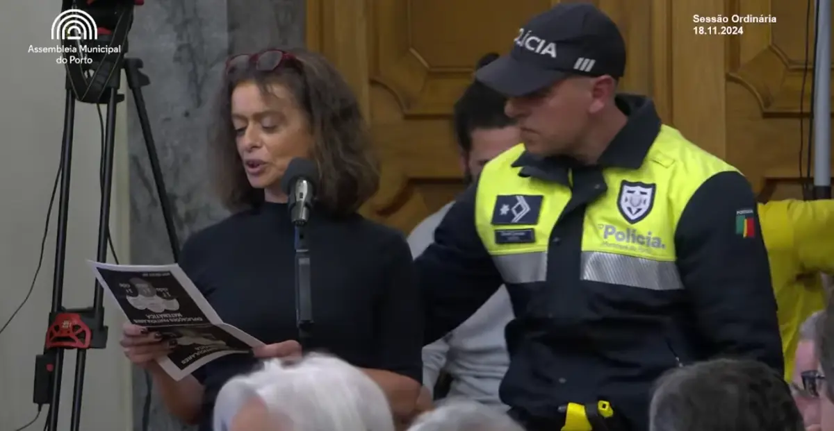 Na semana passada, Isabel Oliveira foi expulsa da Assembleia Municipal enquanto abordava os ataques que, alegadamente, os manifestantes pró-Palestina têm sido alvo na cidade