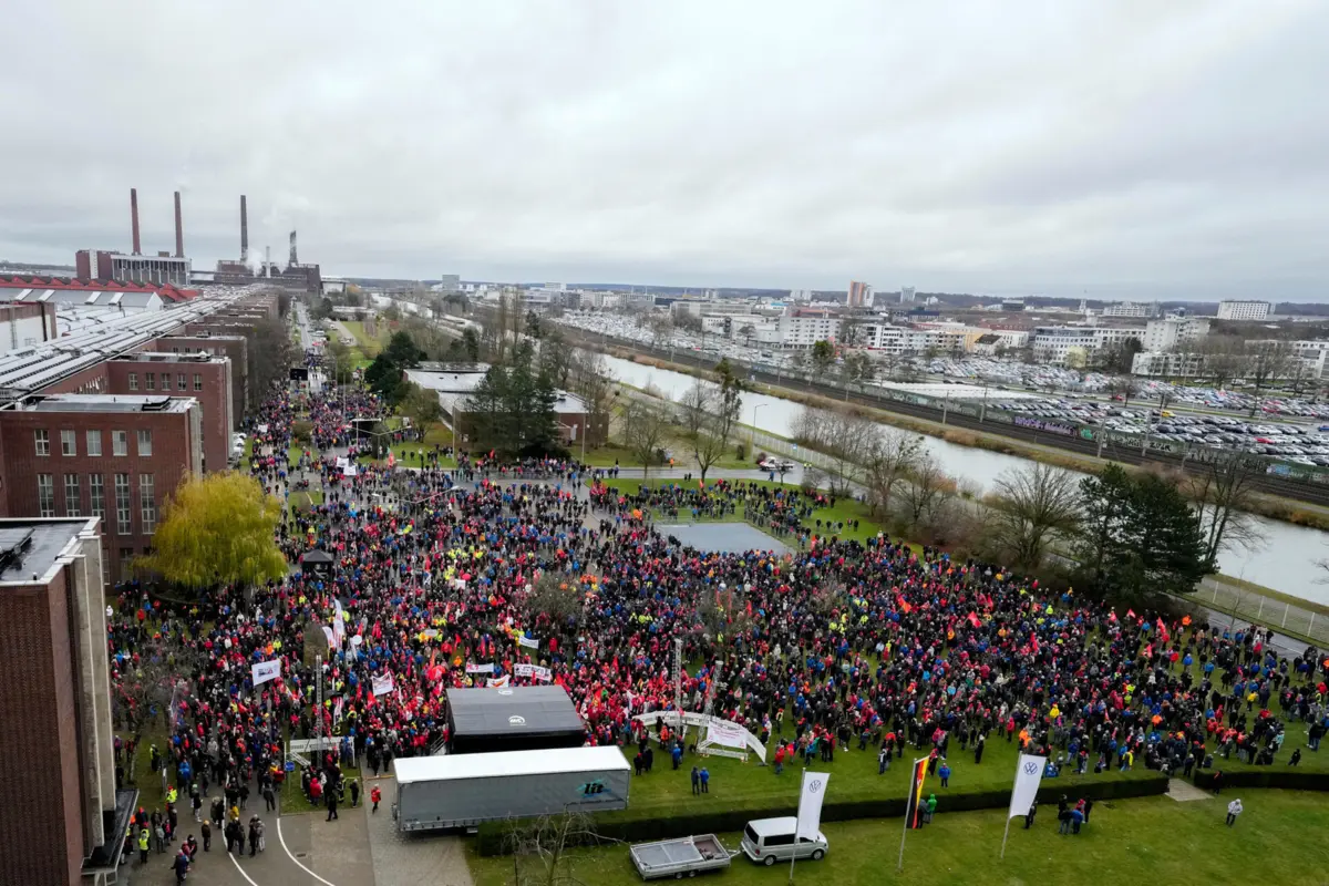 Imagem de contexto do artigo Trabalhadores da Volkswagen na Alemanha iniciam paralisações de quatro horas