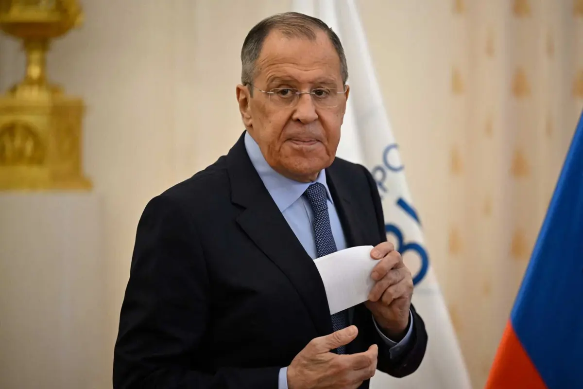 Ministro dos Negócios Estrangeiros da Rússia, Sergei Lavrov