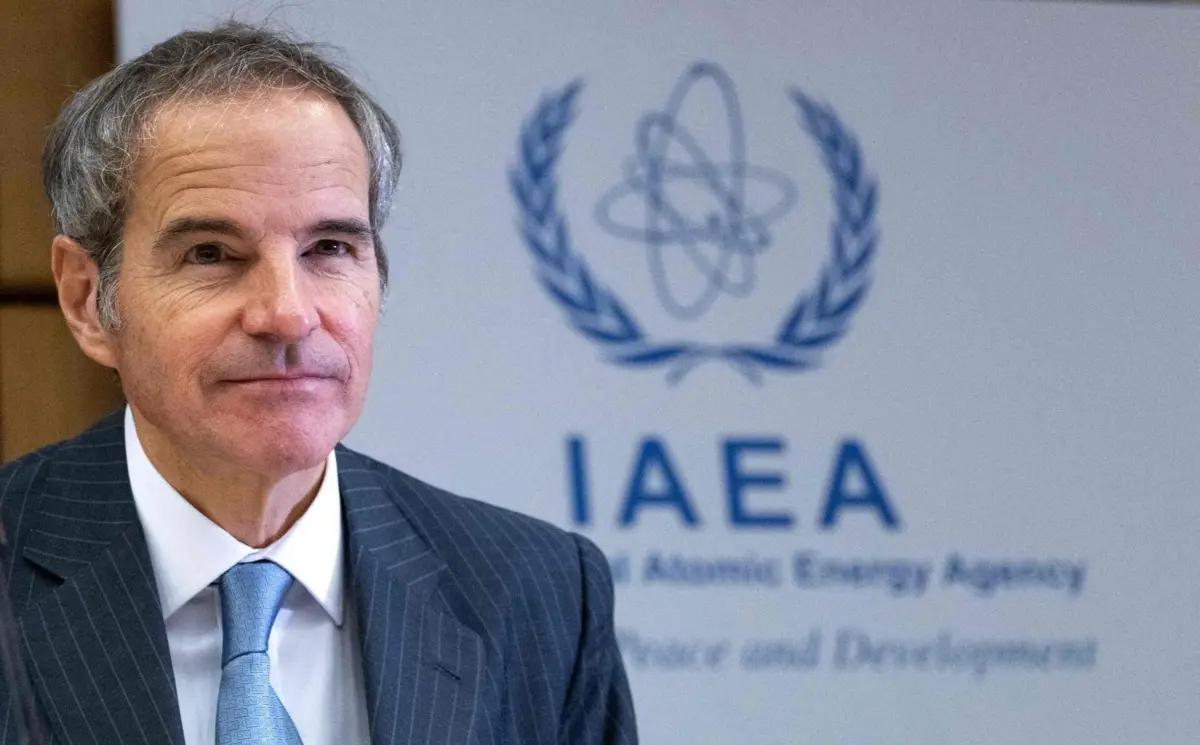 O diretor-geral da Agência Internacional de Energia Atómica (AIEA), Rafael Grossi