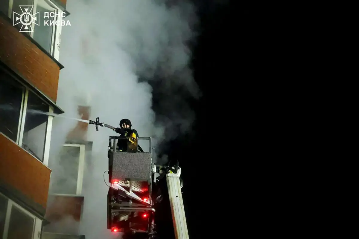 Forças russas usaram mísseis e drones contra nove regiões da Ucrânia