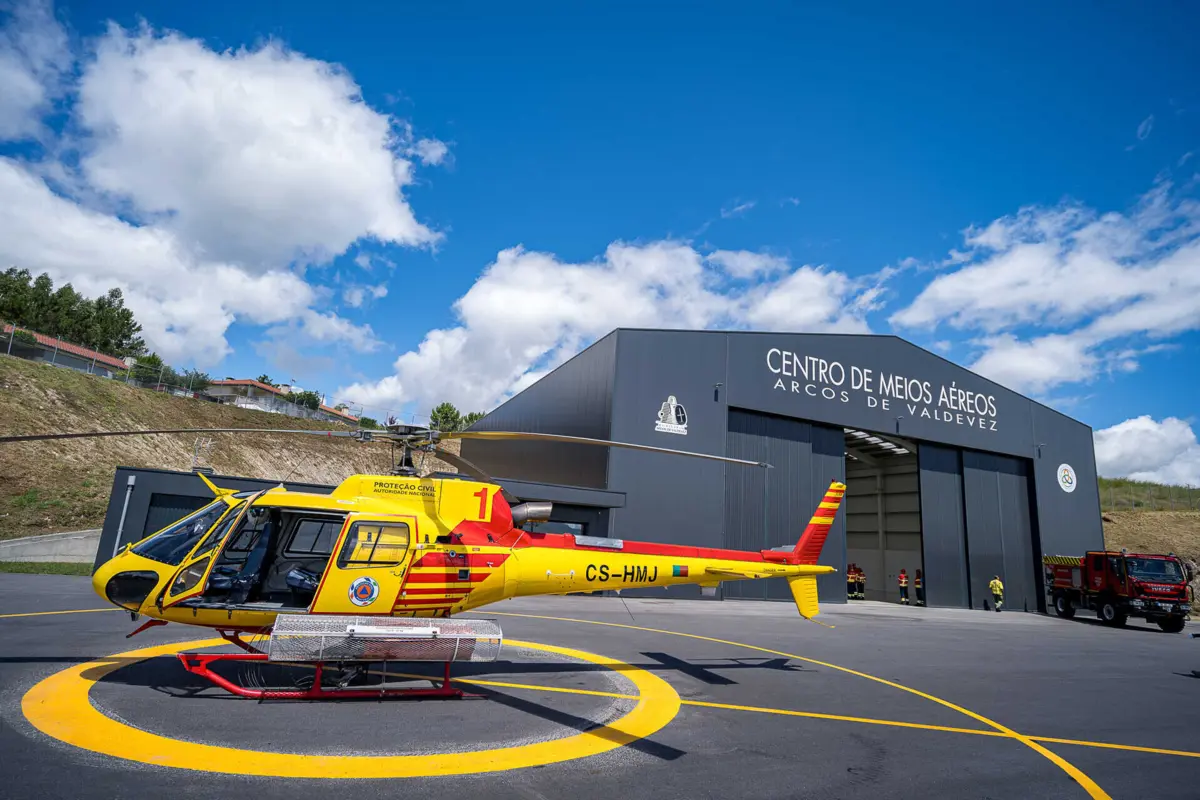 Expansão do heliporto foi inaugurada esta quinta-feira