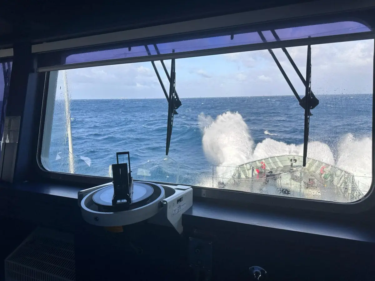 Imagem de contexto do artigo Marinha auxiliou navio à deriva carregado de fertilizante e evitou catástrofe ecológica