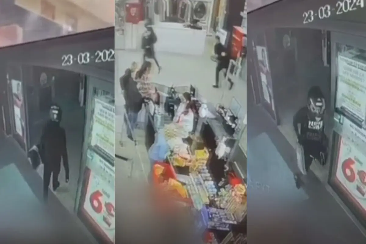 Roubo que terá sido planeado entre a dupla e o vigilante ficou filmado pelas câmaras de videovigilância