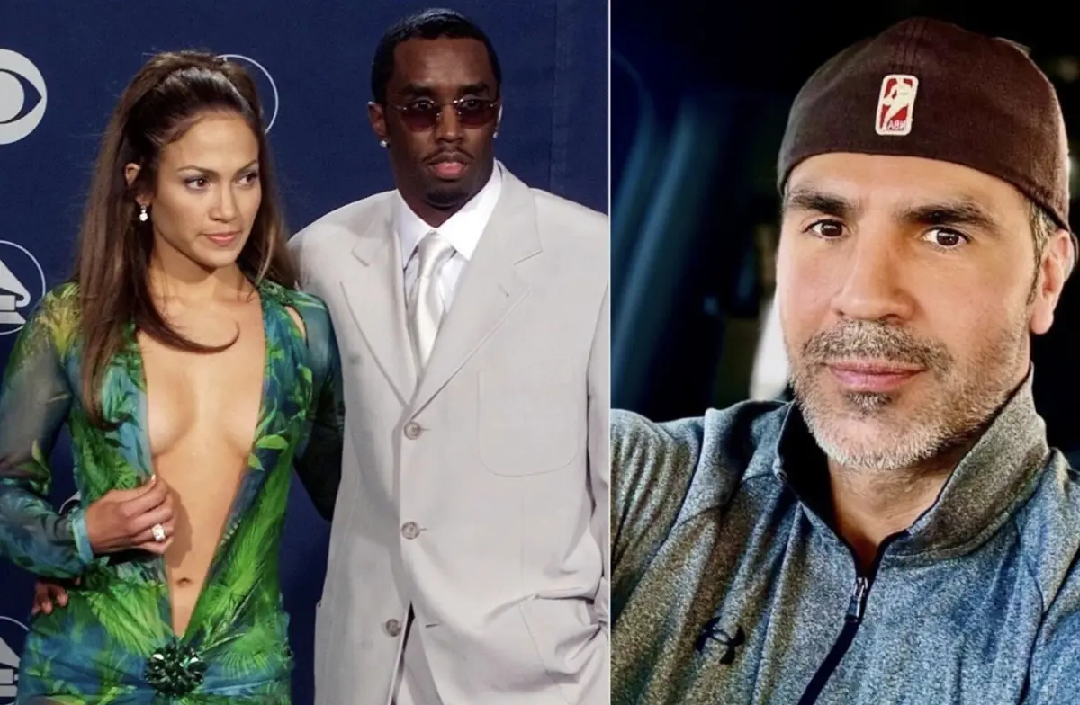 Ojani Noa (à dir.) diz que P. Diddy influenciou o fim do casamento com Jennifer Lopez (à esq, com o rapper, em 2000)