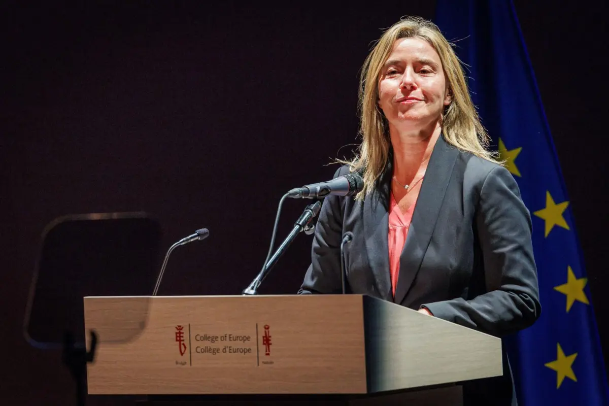Federica Mogherini, reitora do Colégio da Europa e ex-chefe da diplomacia da União Europeia (UE)
