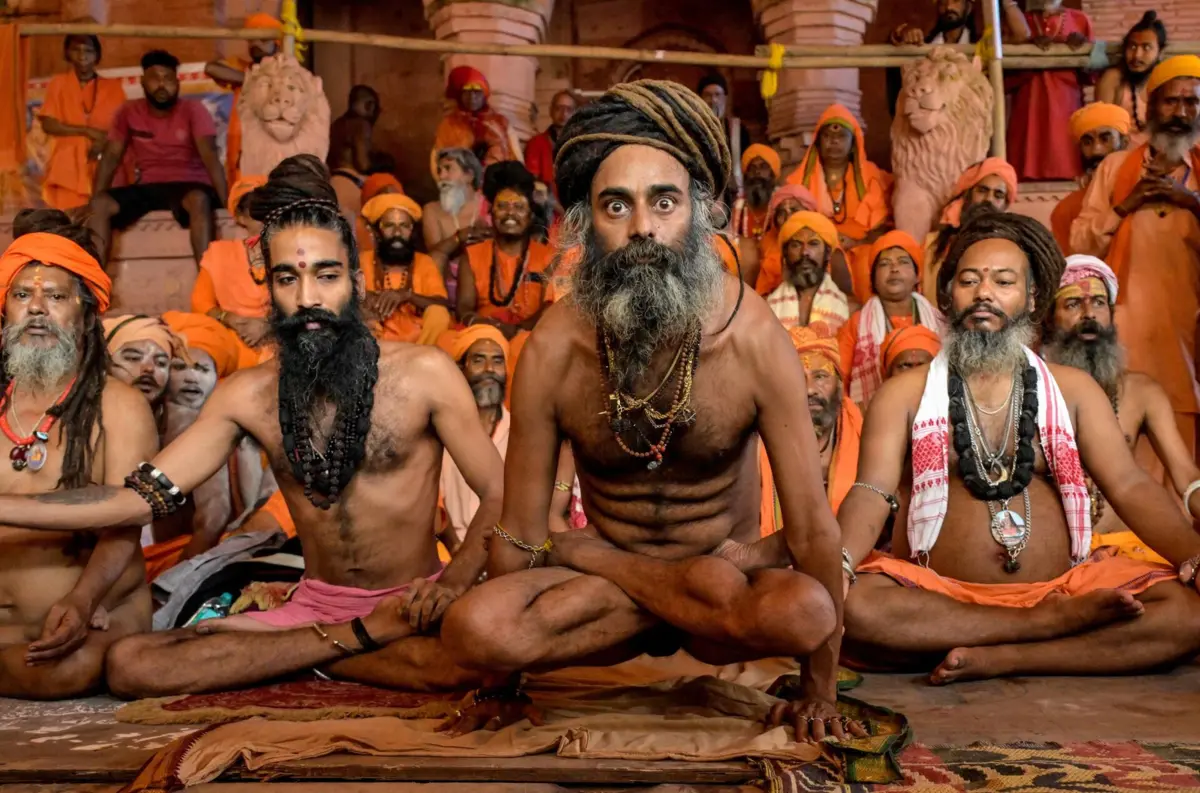 Imagem de contexto do artigo Homens santos do hinduísmo autorizados a estar nus em templo no Nepal