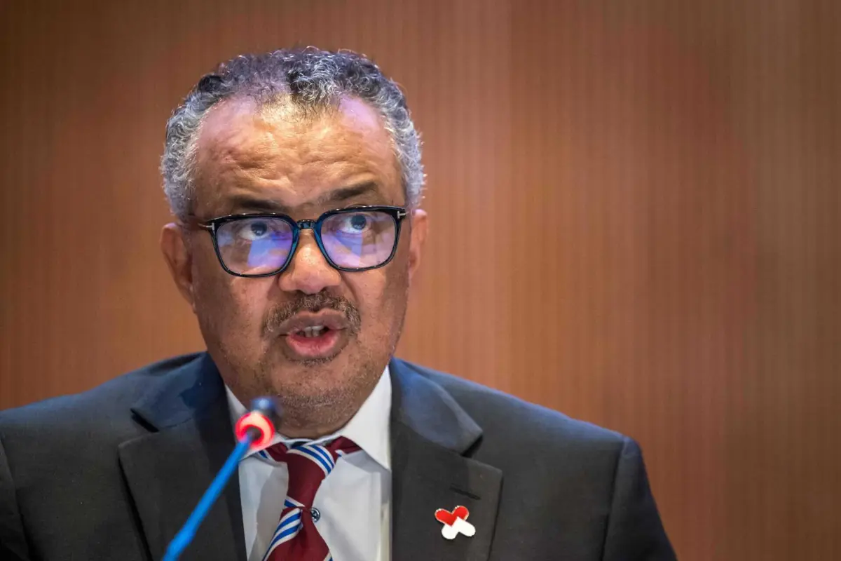 O diretor-geral da OMS, Tedros Adhanom Ghebreyesus.