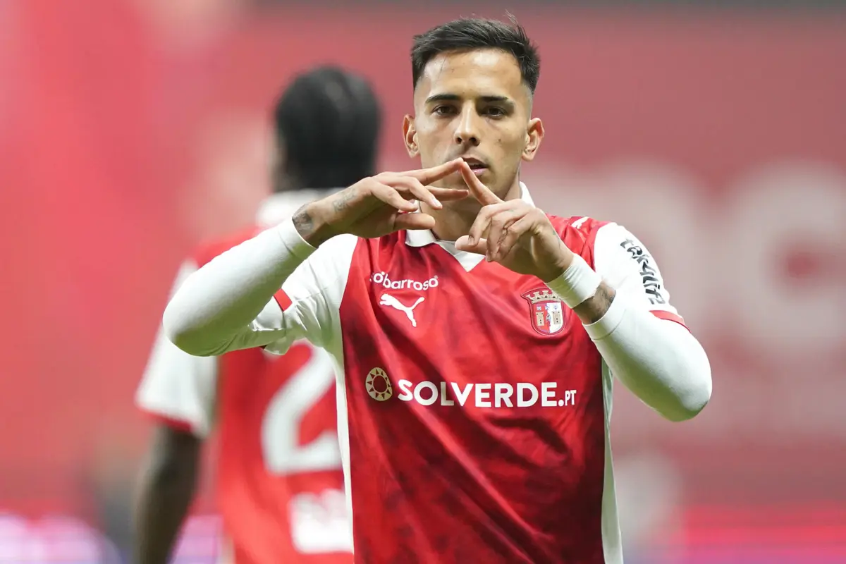Internacional uruguaio esteve ligado a todos os golos do Braga