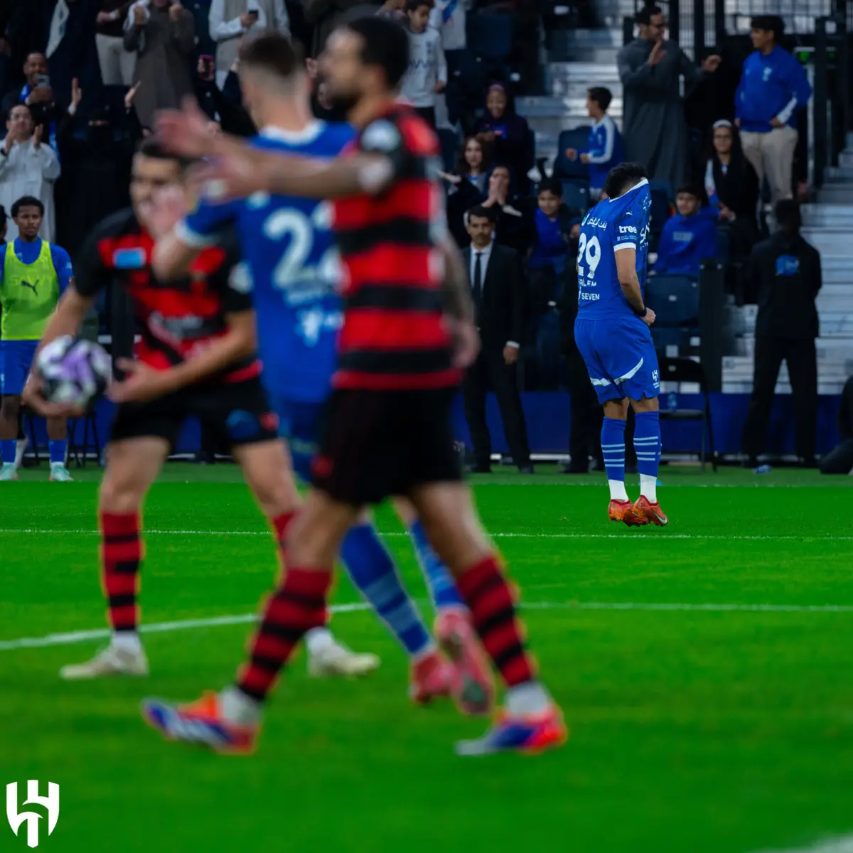 A festa de Al-Dawsari após o golo do empate