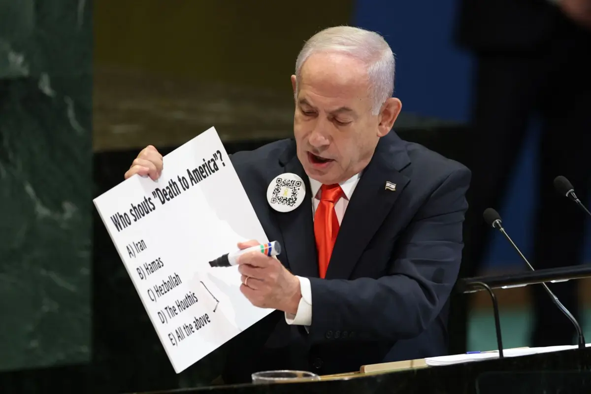 O primeiro-ministro israelita Benjamin Netanyahu