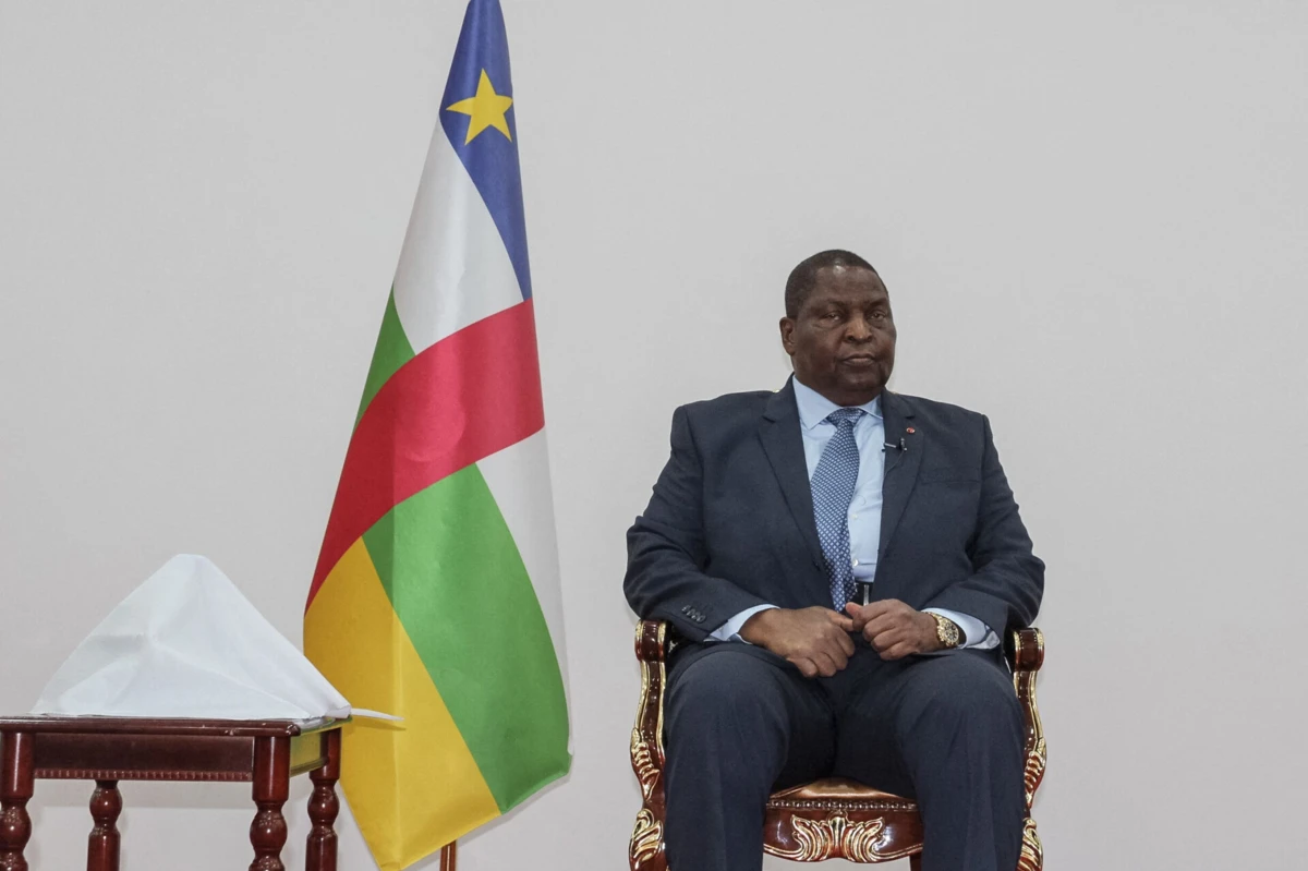 Faustin Archange Touadéra, presidente da República Centro-Africana