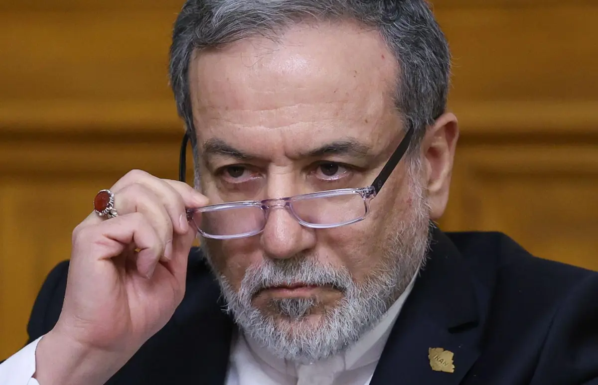 O ministro dos Negócios Estrangeiros iraniano, Abbas Araghchi