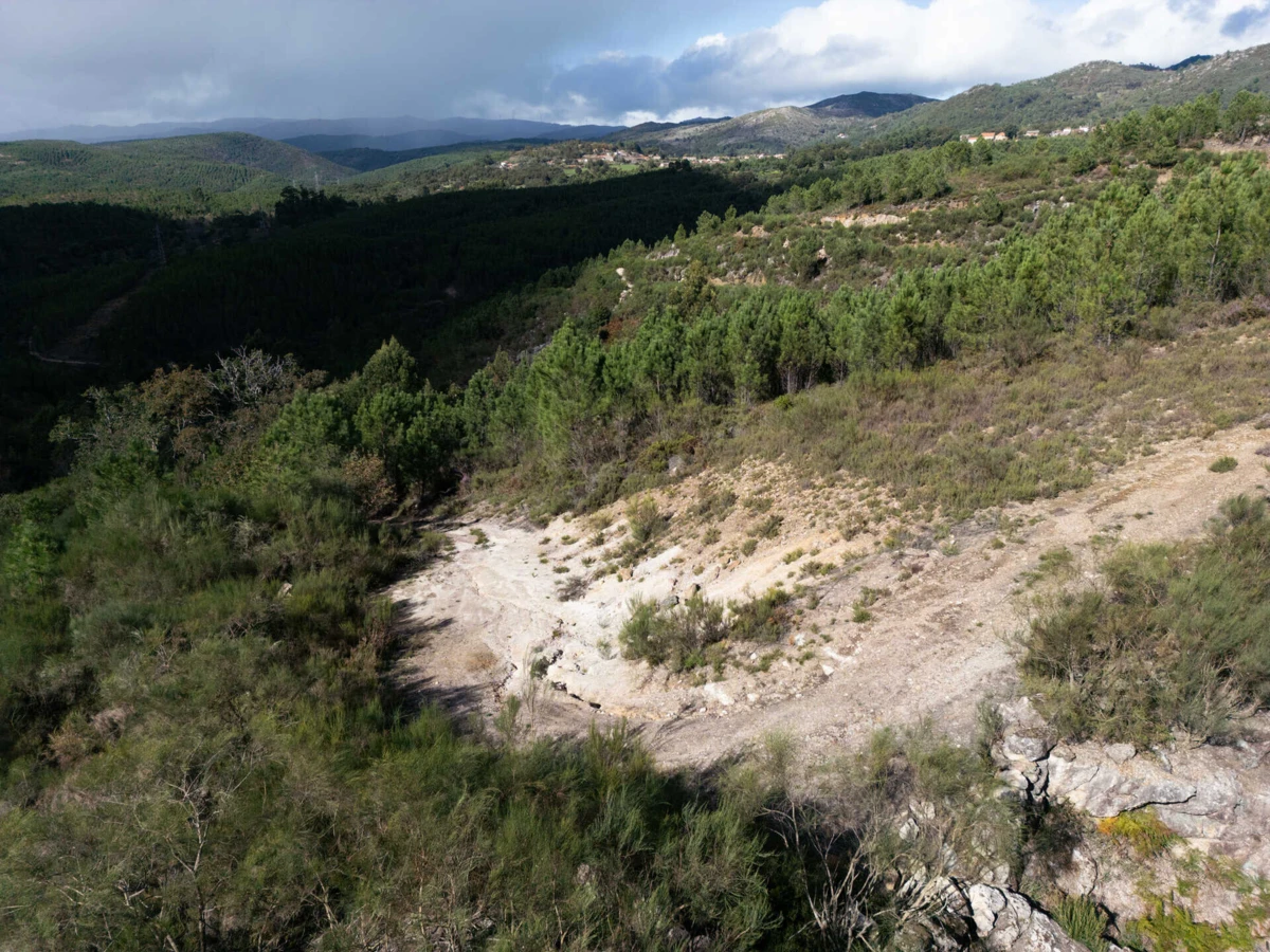 Zona de prospeção de lítio em Covas do Barroso