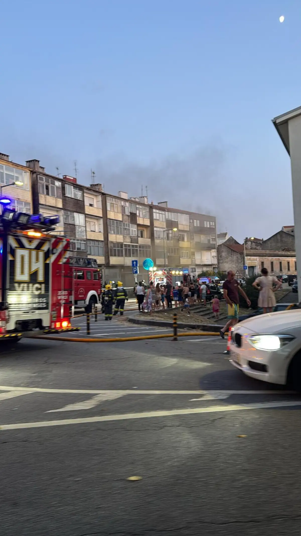 Incêndio mobilizou meios dos Sapadores Bombeiros do Porto