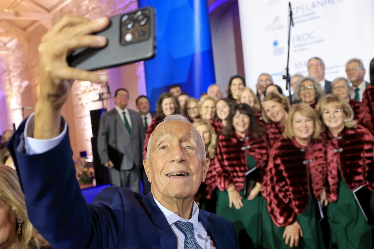 Marcelo Rebelo de Sousa participou, neste domingo, na cerimónia de entrega do Prémio Manuel António da Mota