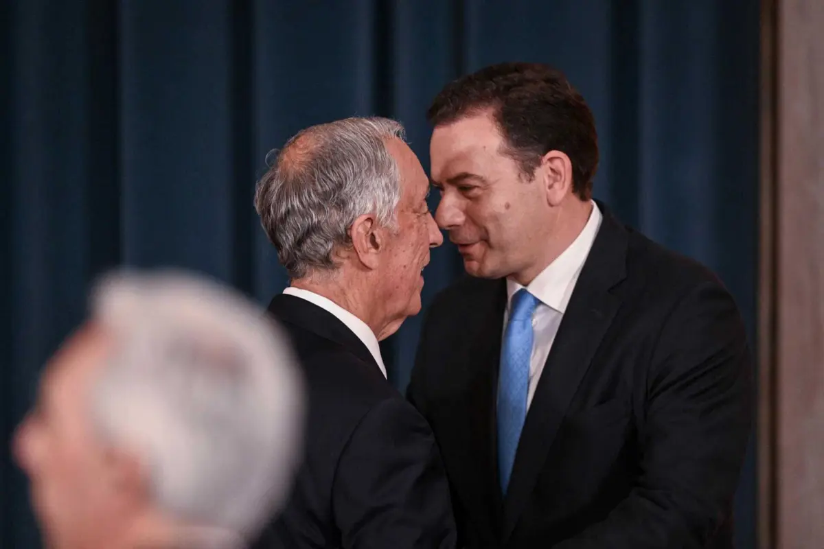 Marcelo Rebelo de Sousa e Luís Montenegro