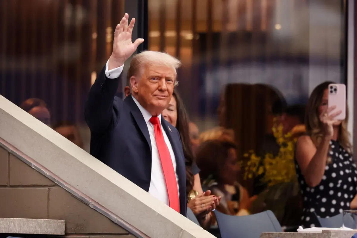 Trump foi convidado pelo principal patrocinador do torneio do Grand Slam