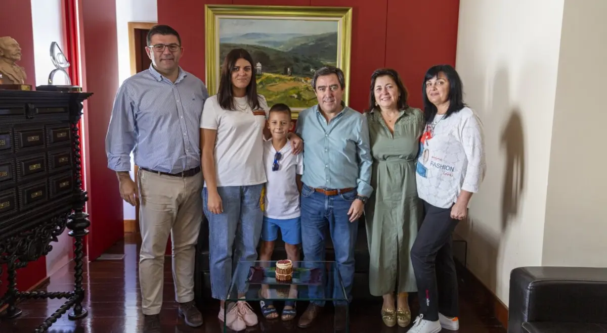 A família despediu-se dos autarcas e dos técnicos sociais