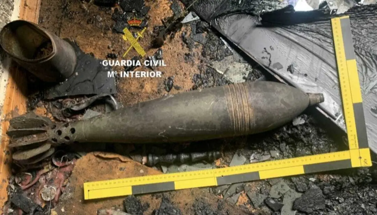 Polícia espanhola divulgou imagem da granada