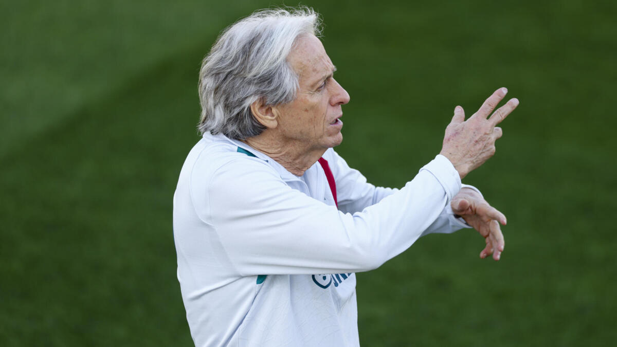 Confira os dois jogadores riscados por Jorge Jesus para o Portugal-País de Gales