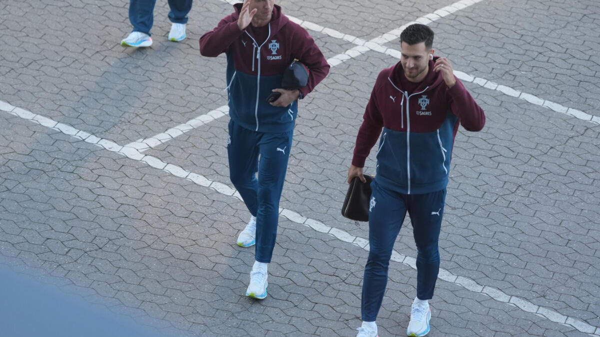 Cristiano Ronaldo and Diogo Dalot